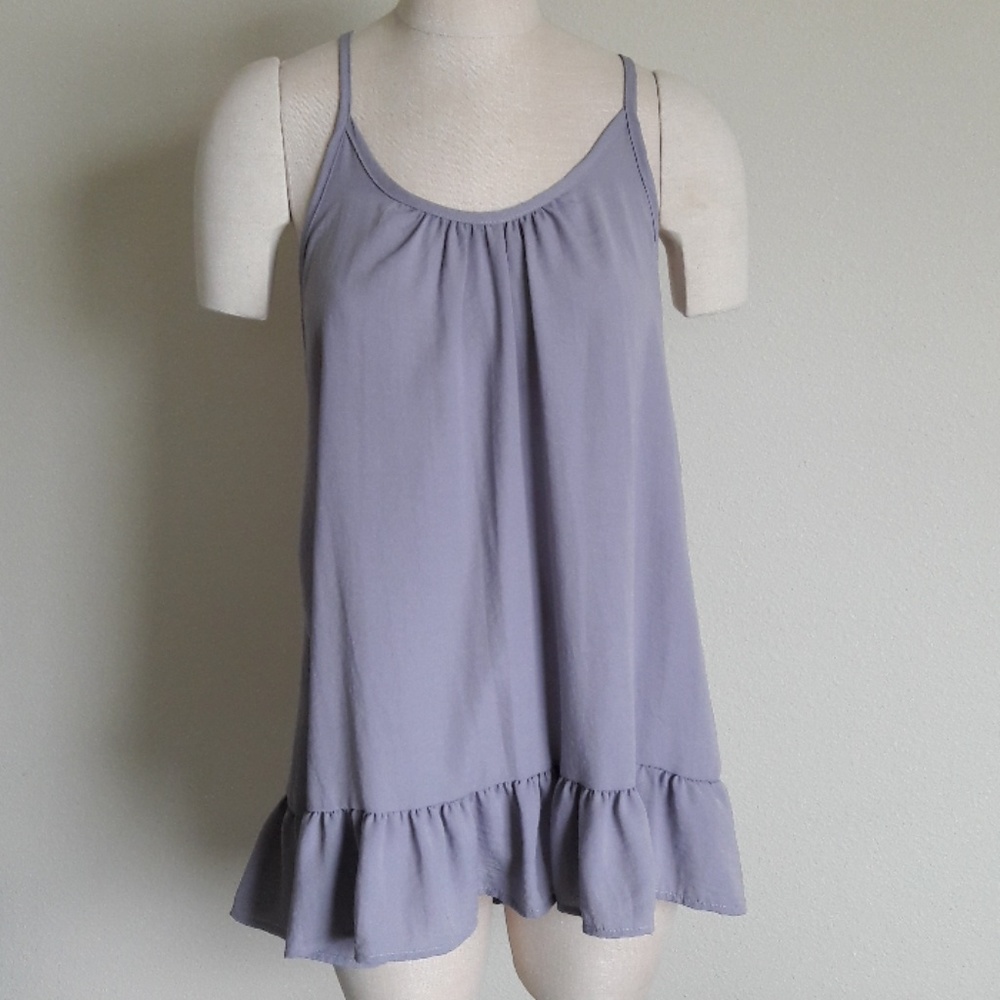 JELLA C. Light Purple Flowy Dressy Top